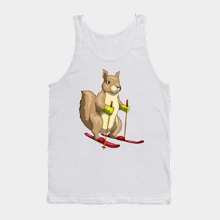 Squirrel Skier Ski Winter sports Tank Top